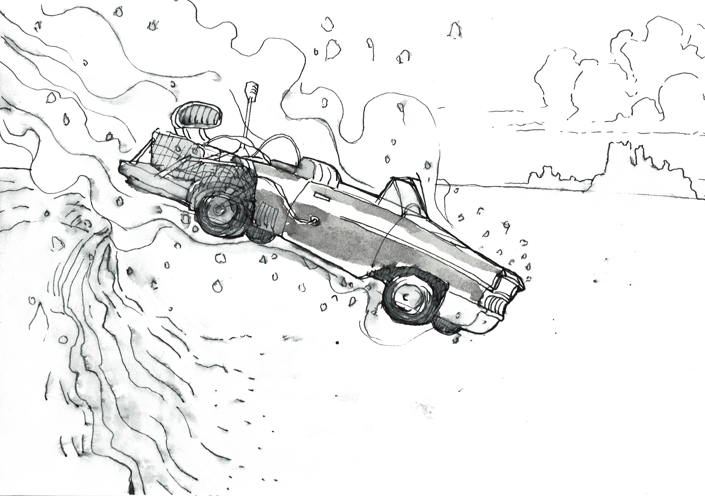 Dejavú - Car sketch